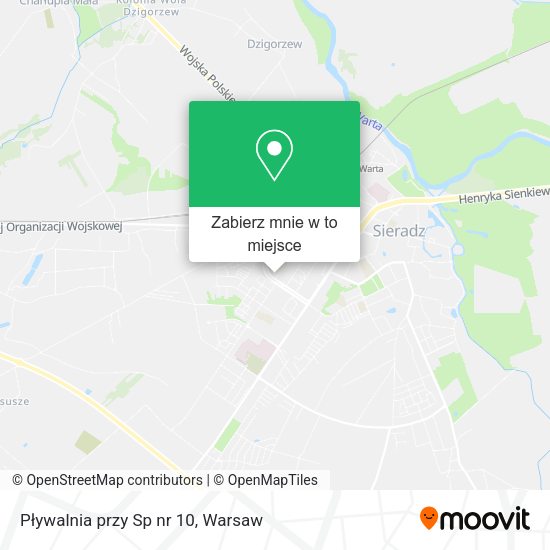 Mapa Pływalnia przy Sp nr 10