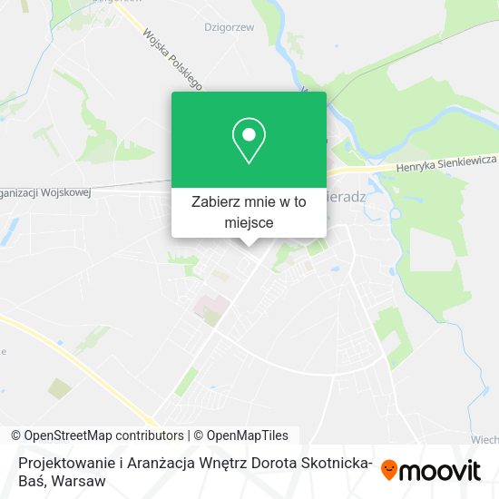 Mapa Projektowanie i Aranżacja Wnętrz Dorota Skotnicka-Baś