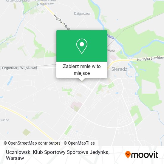 Mapa Uczniowski Klub Sportowy Sportowa Jedynka