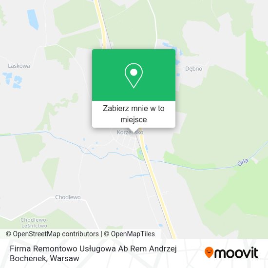 Mapa Firma Remontowo Usługowa Ab Rem Andrzej Bochenek