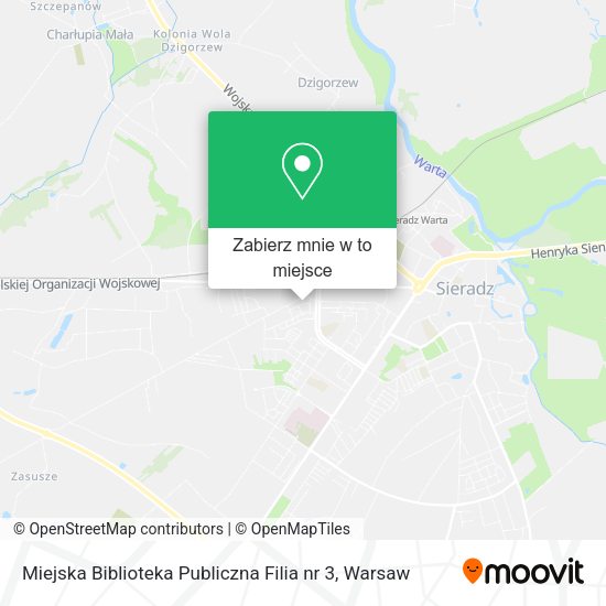 Mapa Miejska Biblioteka Publiczna Filia nr 3