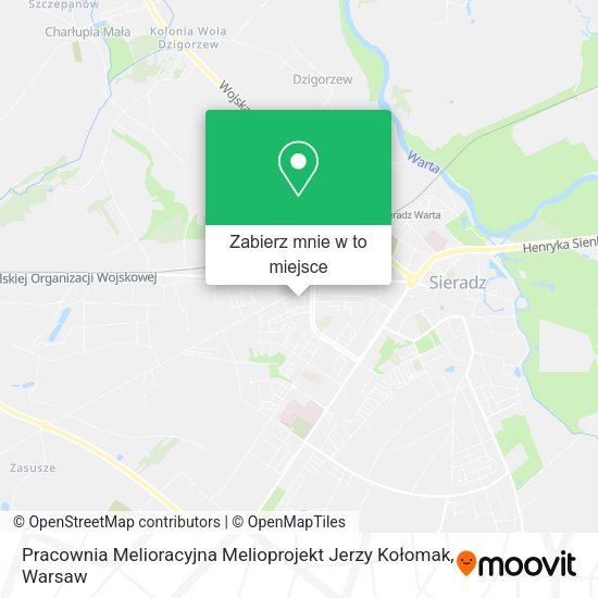 Mapa Pracownia Melioracyjna Melioprojekt Jerzy Kołomak