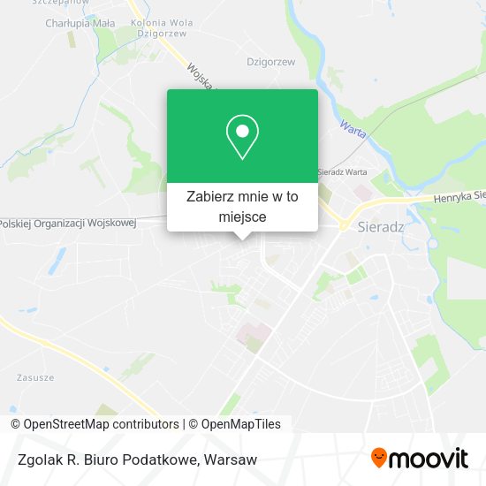 Mapa Zgolak R. Biuro Podatkowe