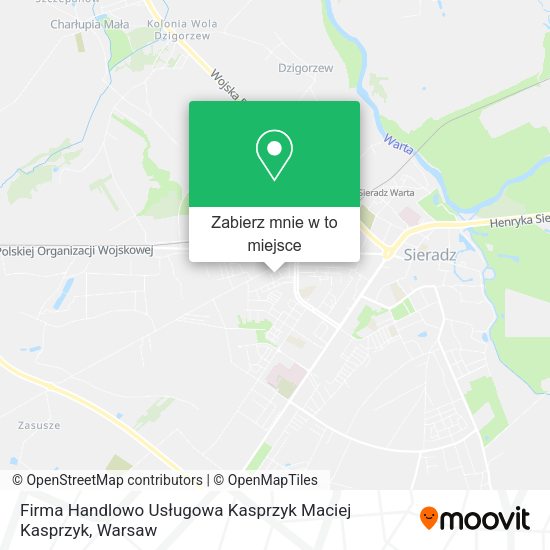 Mapa Firma Handlowo Usługowa Kasprzyk Maciej Kasprzyk