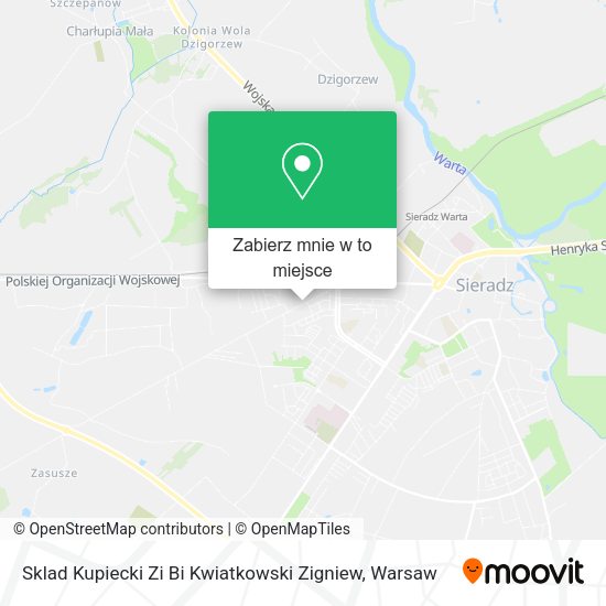 Mapa Sklad Kupiecki Zi Bi Kwiatkowski Zigniew