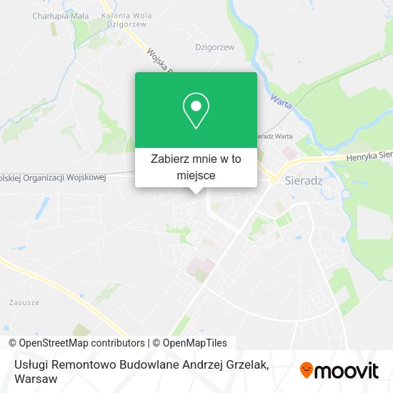 Mapa Usługi Remontowo Budowlane Andrzej Grzelak