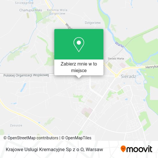 Mapa Krajowe Uslugi Kremacyjne Sp z o O