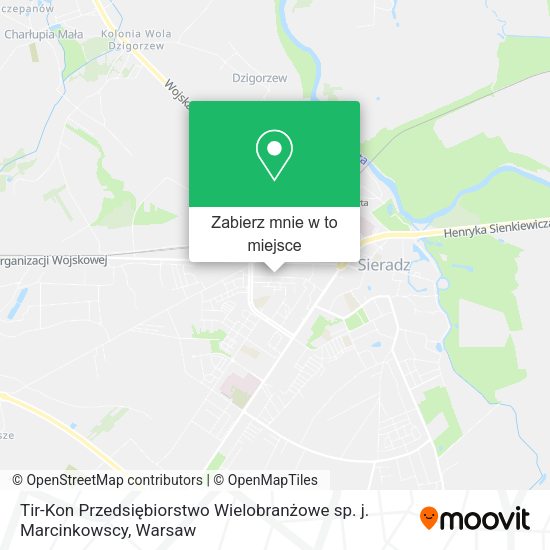 Mapa Tir-Kon Przedsiębiorstwo Wielobranżowe sp. j. Marcinkowscy