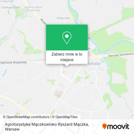 Mapa Agroturystyka Mączkowisko Ryszard Mączka