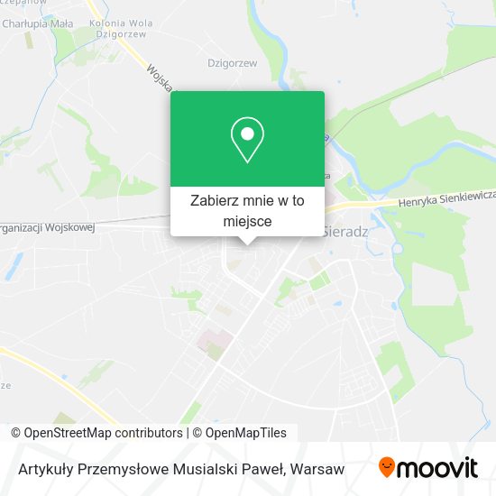 Mapa Artykuły Przemysłowe Musialski Paweł