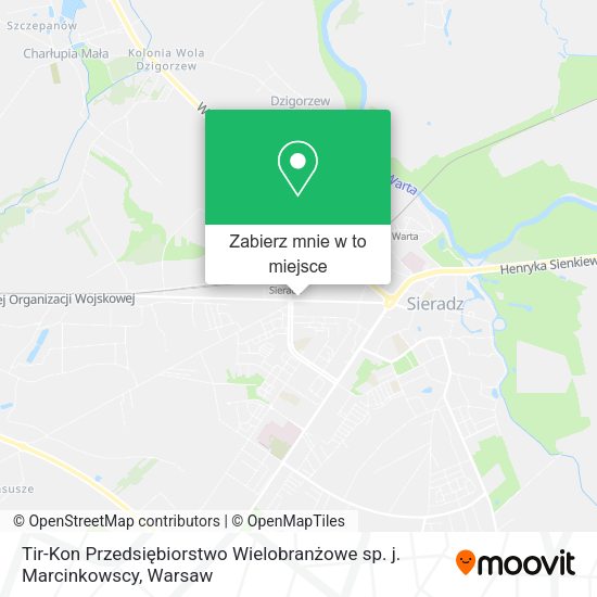 Mapa Tir-Kon Przedsiębiorstwo Wielobranżowe sp. j. Marcinkowscy