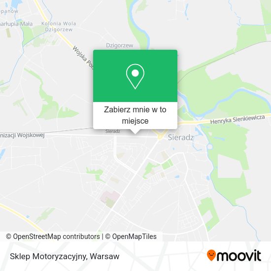 Mapa Sklep Motoryzacyjny