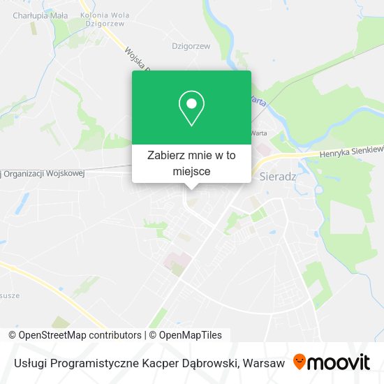 Mapa Usługi Programistyczne Kacper Dąbrowski