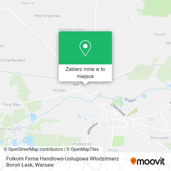 Mapa Folkom Firma Handlowo-Usługowa Włodzimierz Boroń Łask