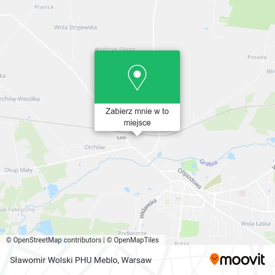 Mapa Sławomir Wolski PHU Meblo