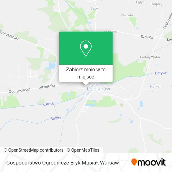 Mapa Gospodarstwo Ogrodnicze Eryk Musiał