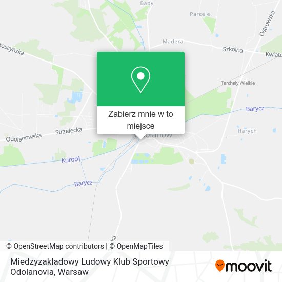 Mapa Miedzyzakladowy Ludowy Klub Sportowy Odolanovia