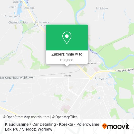 Mapa Klaudiushine / Car Detailing - Korekta - Polerowanie Lakieru / Sieradz