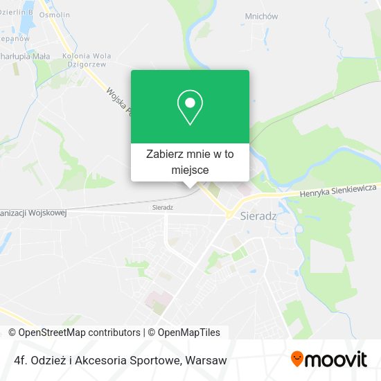 Mapa 4f. Odzież i Akcesoria Sportowe