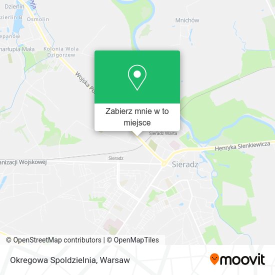 Mapa Okregowa Spoldzielnia