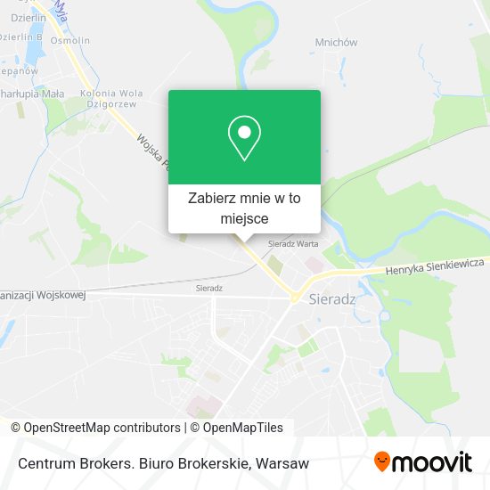 Mapa Centrum Brokers. Biuro Brokerskie