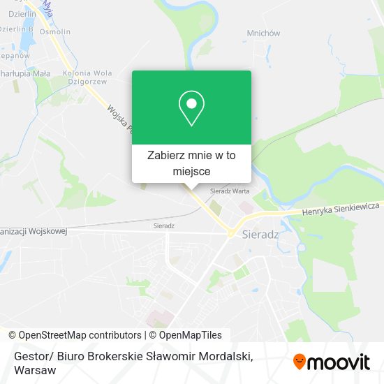 Mapa Gestor/ Biuro Brokerskie Sławomir Mordalski