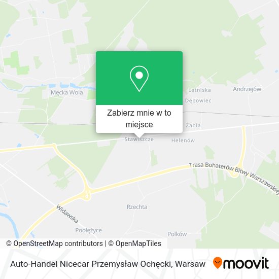 Mapa Auto-Handel Nicecar Przemysław Ochęcki