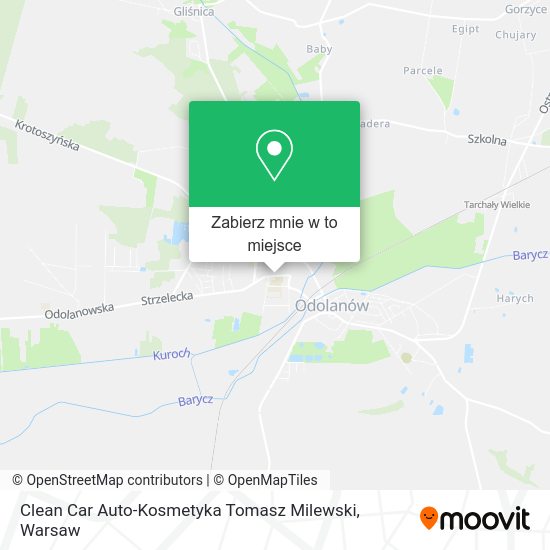 Mapa Clean Car Auto-Kosmetyka Tomasz Milewski