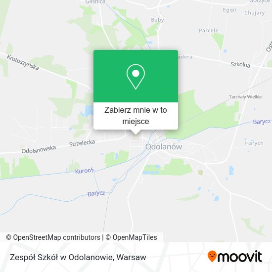 Mapa Zespół Szkół w Odolanowie