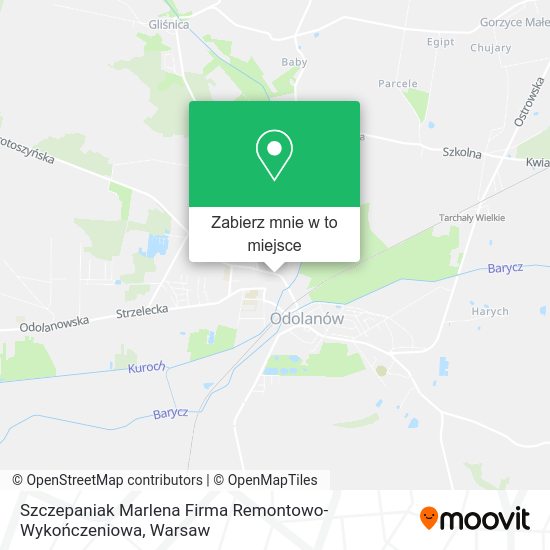 Mapa Szczepaniak Marlena Firma Remontowo-Wykończeniowa