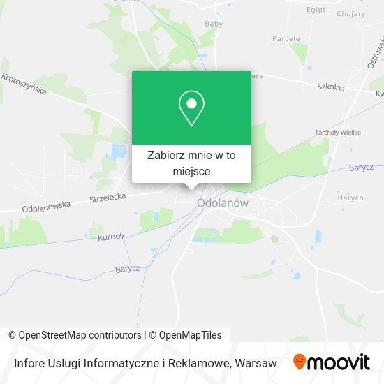 Mapa Infore Uslugi Informatyczne i Reklamowe