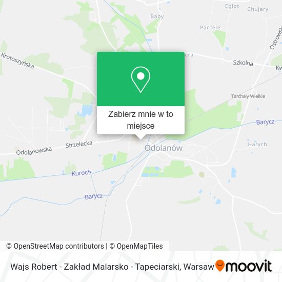 Mapa Wajs Robert - Zakład Malarsko - Tapeciarski