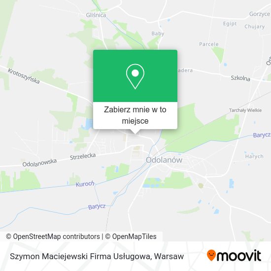 Mapa Szymon Maciejewski Firma Usługowa