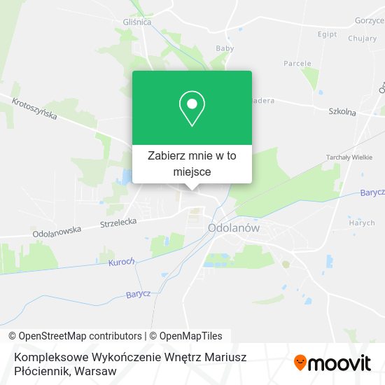 Mapa Kompleksowe Wykończenie Wnętrz Mariusz Płóciennik