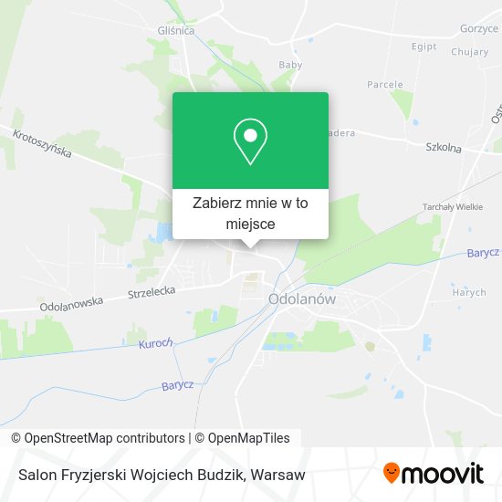 Mapa Salon Fryzjerski Wojciech Budzik