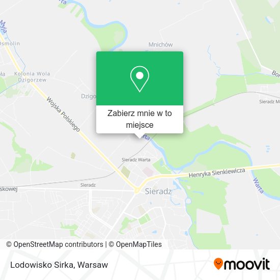 Mapa Lodowisko Sirka