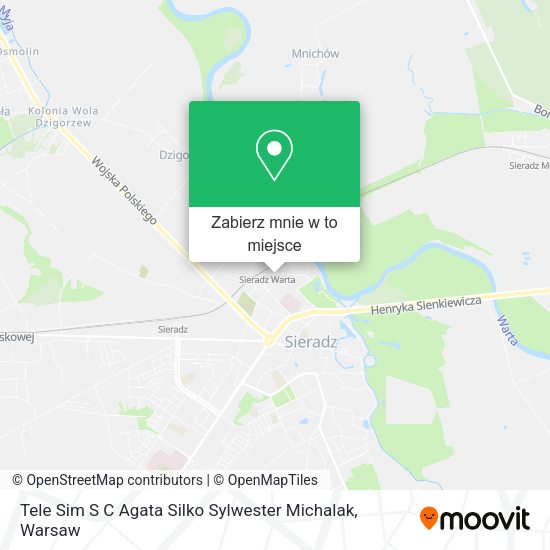 Mapa Tele Sim S C Agata Silko Sylwester Michalak