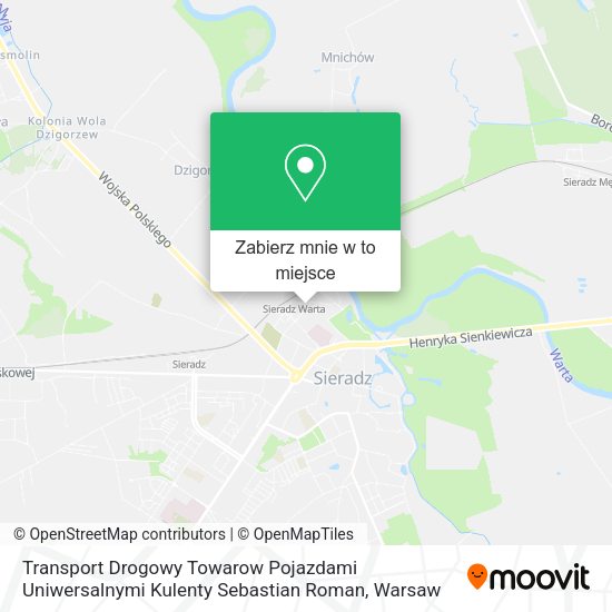 Mapa Transport Drogowy Towarow Pojazdami Uniwersalnymi Kulenty Sebastian Roman