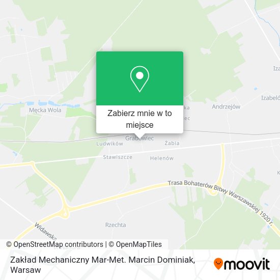 Mapa Zakład Mechaniczny Mar-Met. Marcin Dominiak