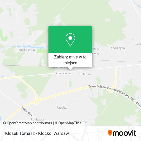 Mapa Kłosek Tomasz - Kłocko