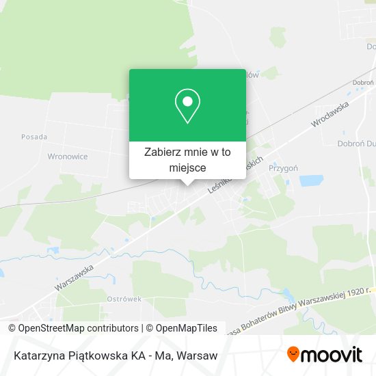 Mapa Katarzyna Piątkowska KA - Ma