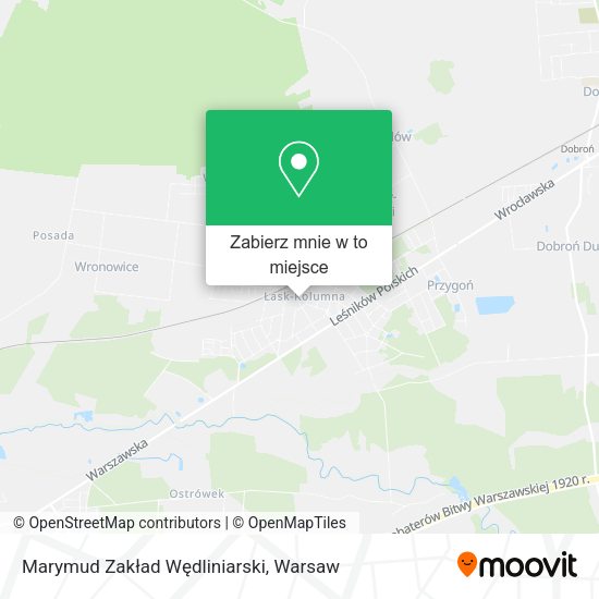 Mapa Marymud Zakład Wędliniarski