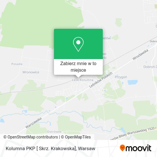 Mapa Kolumna PKP [ Skrz. Krakowska]