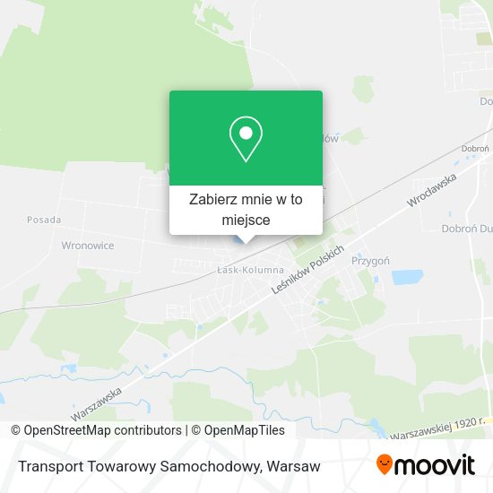 Mapa Transport Towarowy Samochodowy