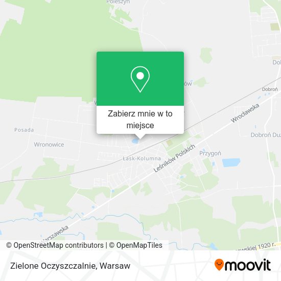 Mapa Zielone Oczyszczalnie