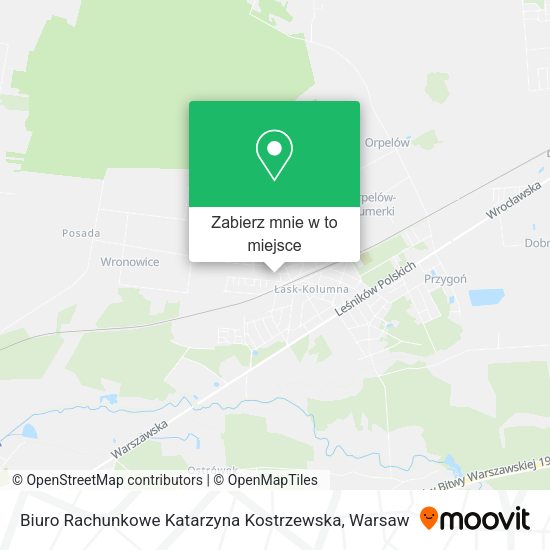 Mapa Biuro Rachunkowe Katarzyna Kostrzewska