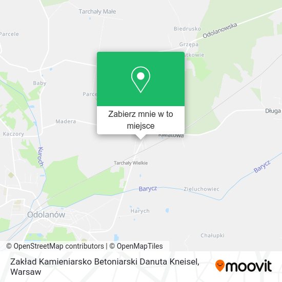 Mapa Zakład Kamieniarsko Betoniarski Danuta Kneisel