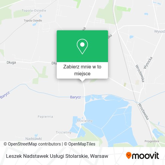 Mapa Leszek Nadstawek Usługi Stolarskie