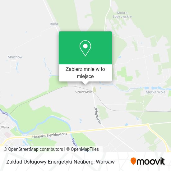 Mapa Zakład Usługowy Energetyki Neuberg