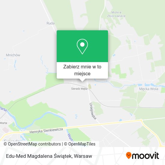 Mapa Edu-Med Magdalena Świątek